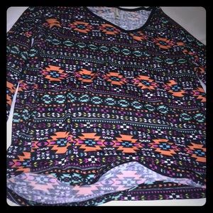 PINK OWL brand long sleeve top. Size M